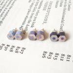 Color pencil earing studs, ..