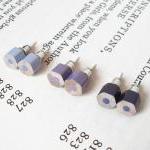 Color pencil earing studs, ..