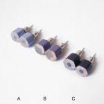 Color pencil earing studs, ..