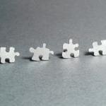 sterling silver jigsaw puzz..