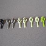 zipper ear studs collection..