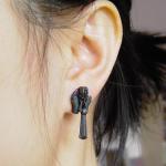 zipper ear studs collection..