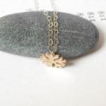 mini snowflake necklace in ..