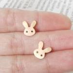 Bunny Rabbit Earring Studs..