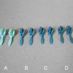 zipper ear studs collection..